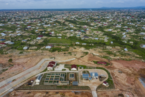 New wastewater treatment was built as a greenfield project in Kumasi, Ghana. The Septopure® technology applied for the treatment has been listed by the UN as a Sustainable Development Goals accelerator.