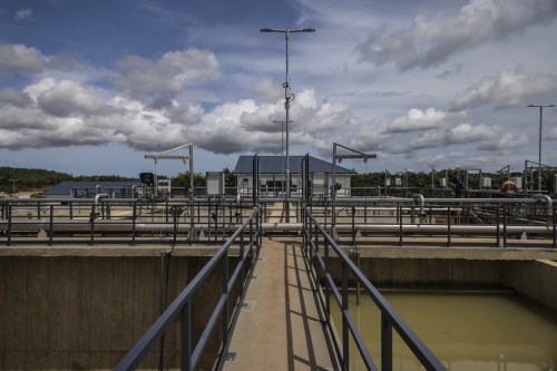 Wastewater treatment plant completed in Takoradi (Ghana). The Septopure® technology applied for the treatment has been listed by the UN as a Sustainable Development Goals accelerator
