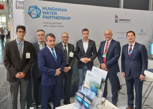 Mr Gábor Tordai-Lejkó Consul General of Hungary in Münich and Mr Gergely Janzsó Economic Attaché at HWP's booth