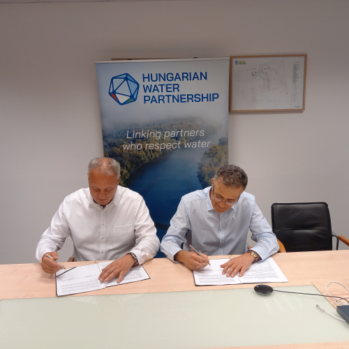 László Virágh, CEO of DMRV Zrt. and Zoltán Horváth, CEO of HWP Np Kft.