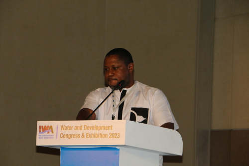 Ing. Issahaku Ahmed, head, Laboratory, Quality Control/ Research of the Sewerage Systems Ghana Limited (SSGL), panellist